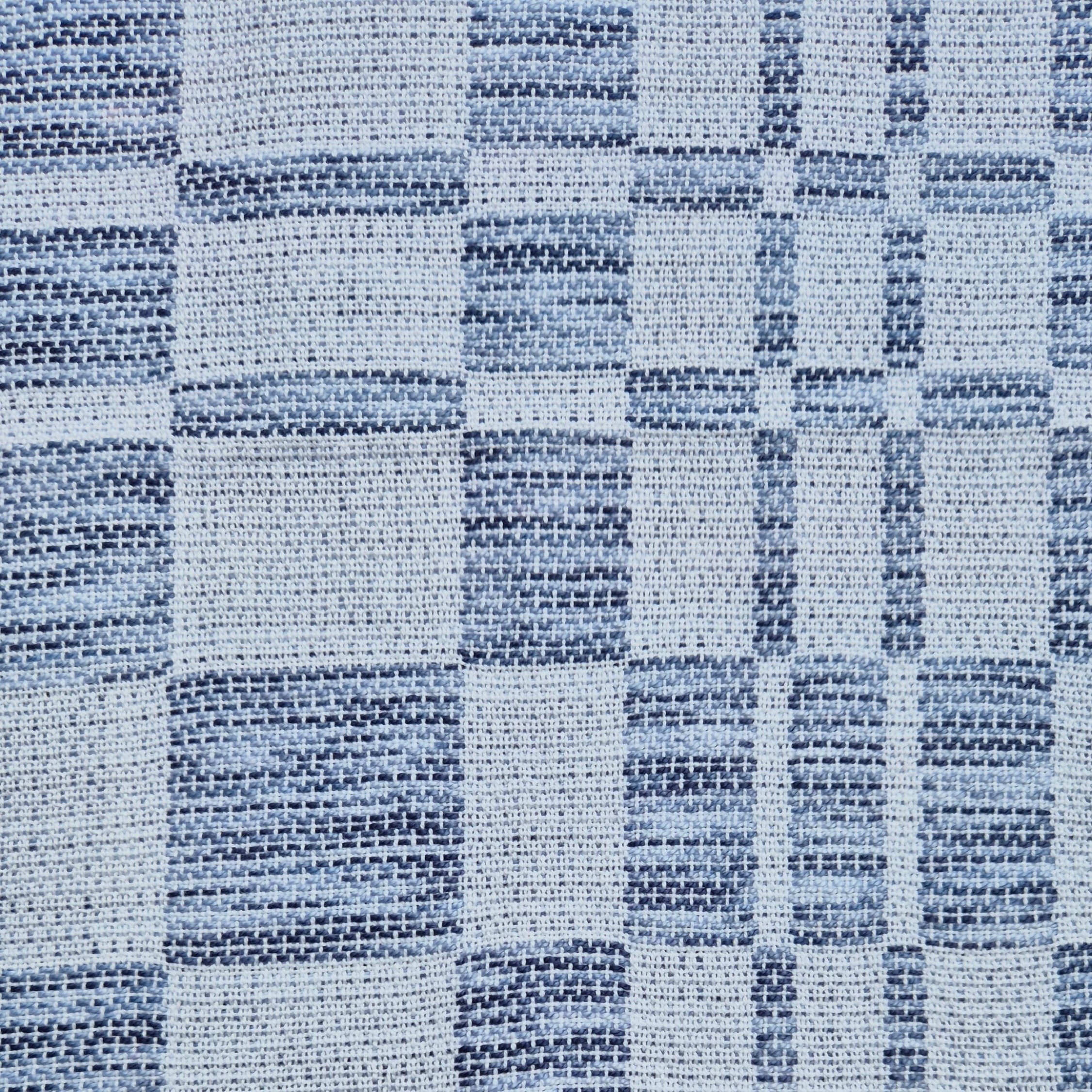 Close-up van de O-zijde van het weefsel.